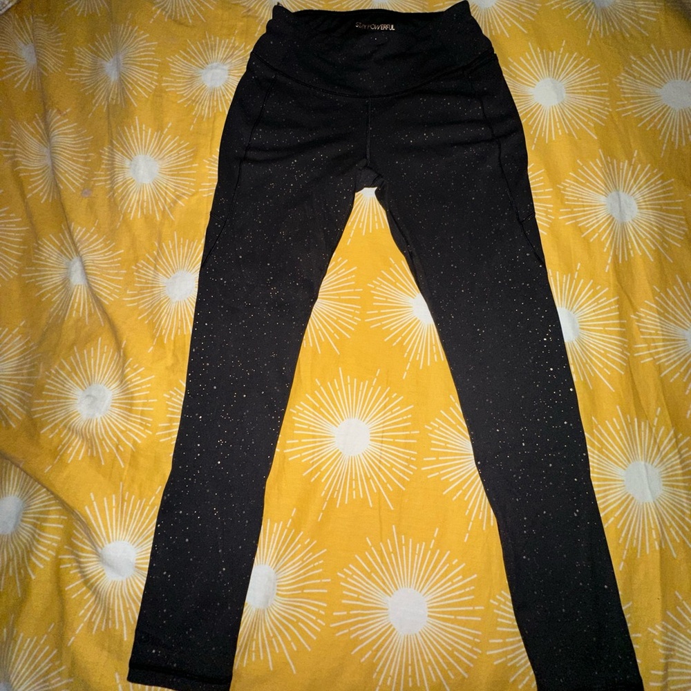 CALIA by Carrie Underwood Black Shimmer Leggings
